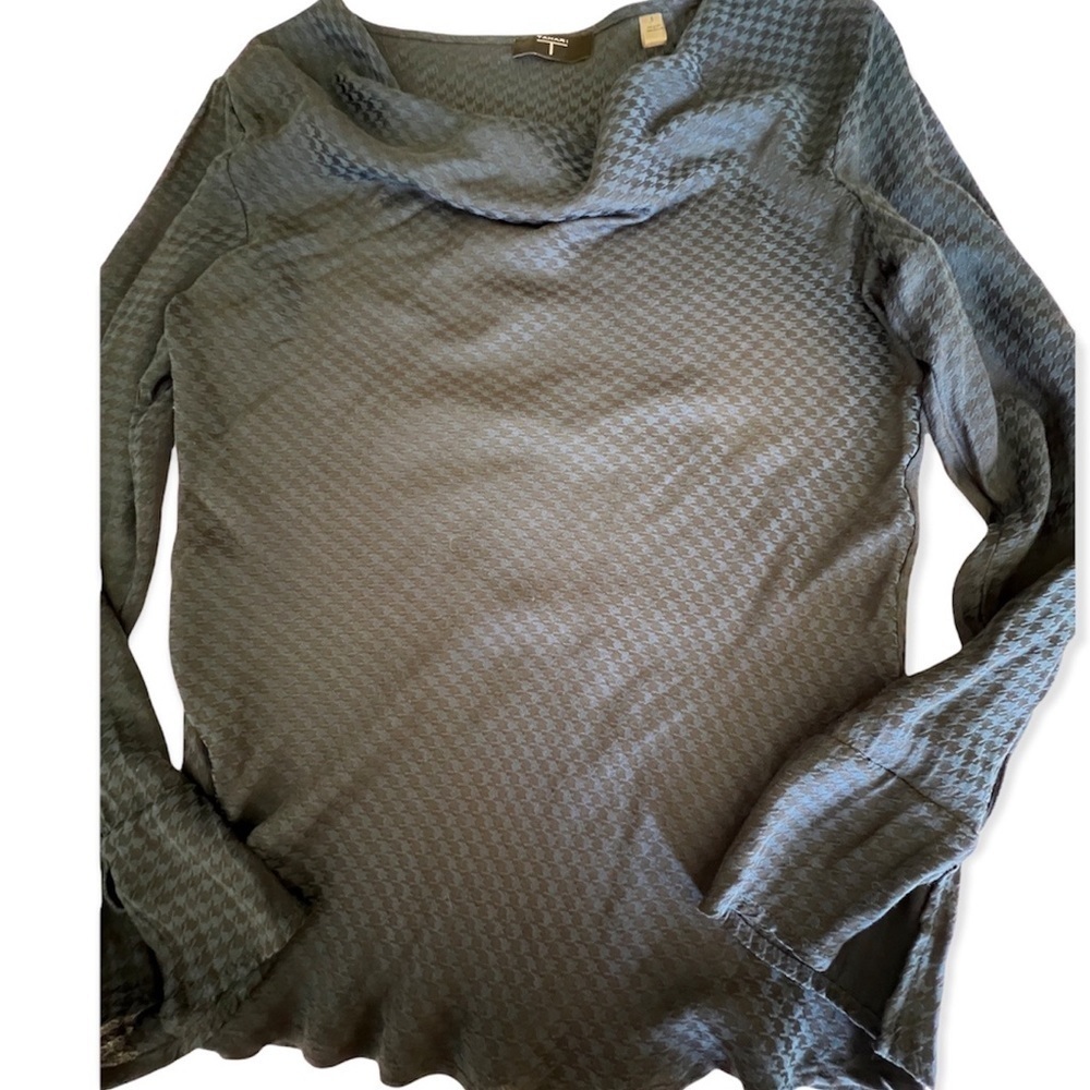Tahari Cowl Neck Blouse S